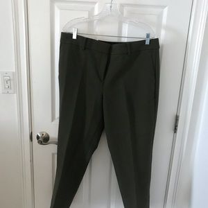 Ann Taylor - Kate Dress Ankle Pants - Olive Green